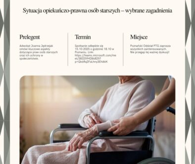 Plakat - Prawo do godnej starości